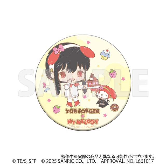 SPY×FAMILY・サンリオキャラクターズ 缶ミラー ヨル・フォージャー＆マイメロディ