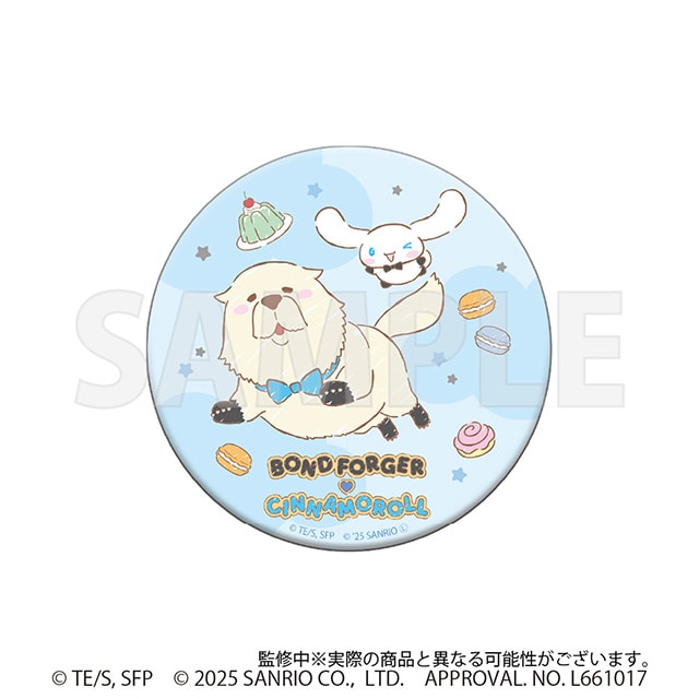 SPY×FAMILY・サンリオキャラクターズ 缶ミラー ボンド・フォージャー＆シナモロール