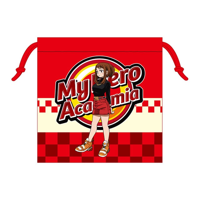 僕のヒーローアカデミア 巾着 麗日お茶子 レッドコスチュームVer.
