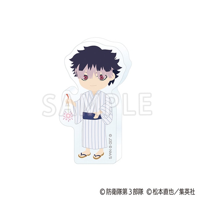 怪獣8号 ミニアクリルブロック ちびキャラ浴衣Ver. 鳴海 弦