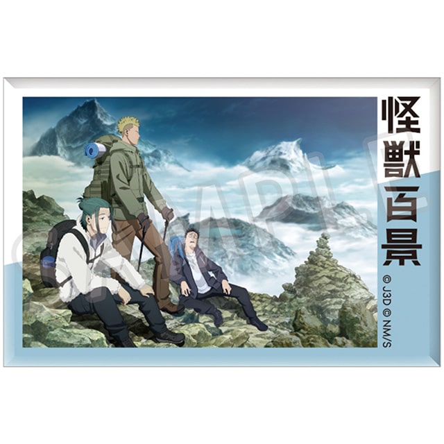 怪獣８号 アニメ怪獣百景 スクエア缶バッジ 03