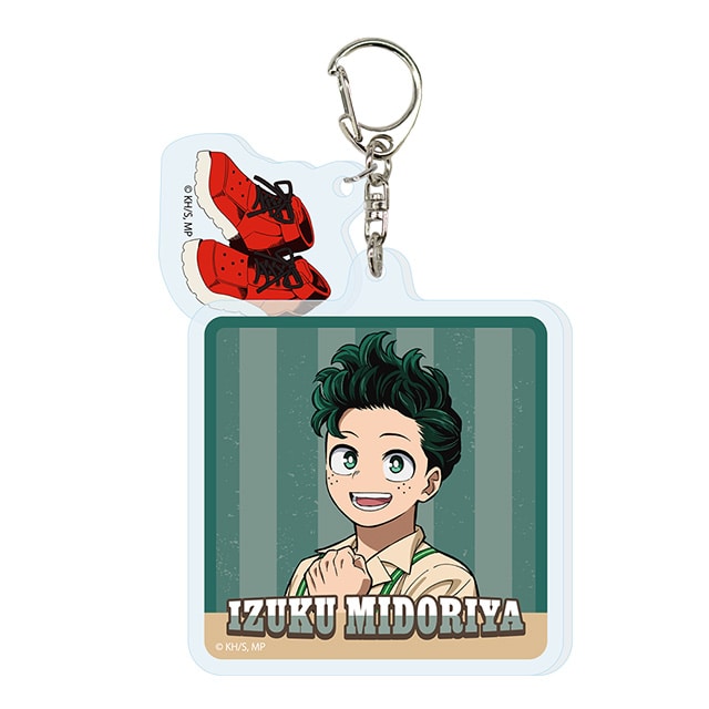 僕のヒーローアカデミア 2連アクリルキーホルダー 緑谷出久 アメリカンレトロVer.