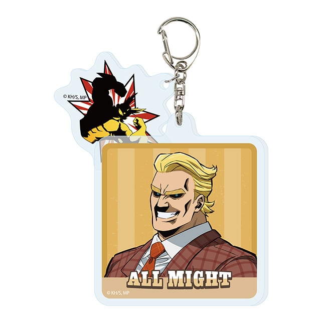 僕のヒーローアカデミア 2連アクリルキーホルダー オールマイト アメリカンレトロVer.