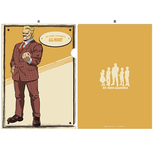 僕のヒーローアカデミア A4クリアファイル アメリカンレトロVer. オールマイト