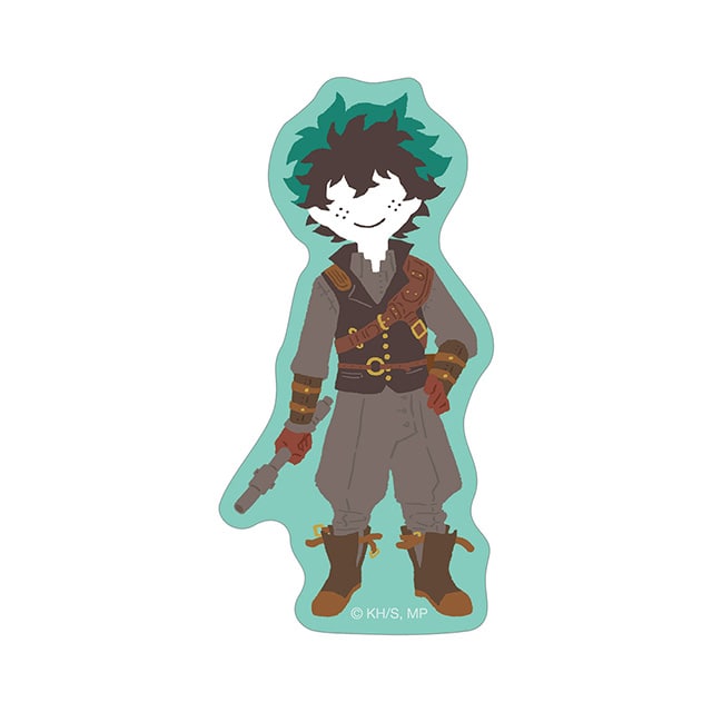 僕のヒーローアカデミア ゆるパレット ダイカットステッカー 緑谷出久 スチームパンクVer.