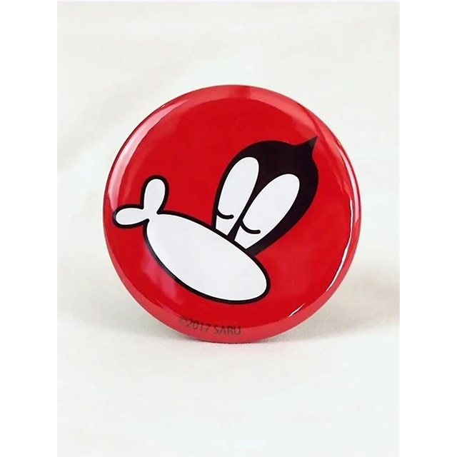 サイエンスSARU 缶バッジ（レッド）