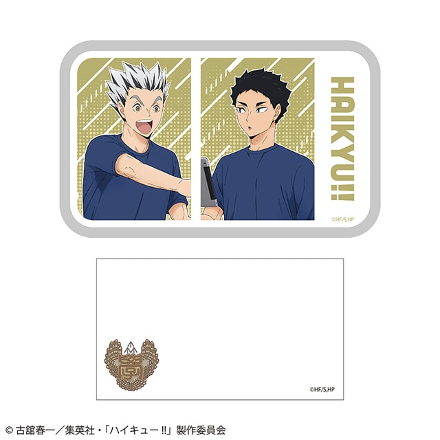 ハイキュー!! 描き下ろし付箋入り缶ケース 振り返りタイムVer. 梟谷学園高校