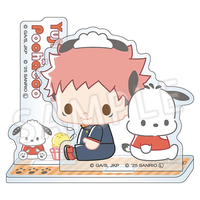 呪術廻戦 サンリオキャラクターズ アクリルスタンド 虎杖悠仁×ポチャッコ 2025Ver.