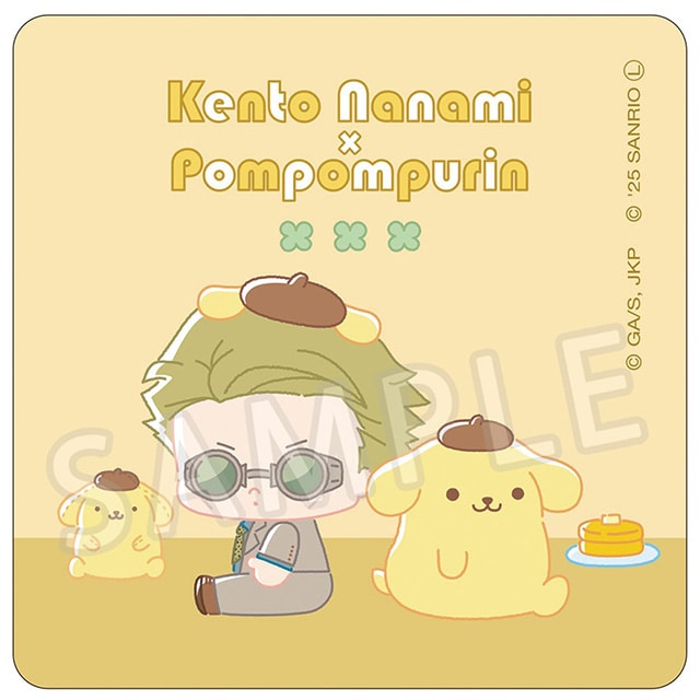 呪術廻戦 サンリオキャラクターズ ハンドタオル 七海建人×ポムポムプリン 2025Ver.