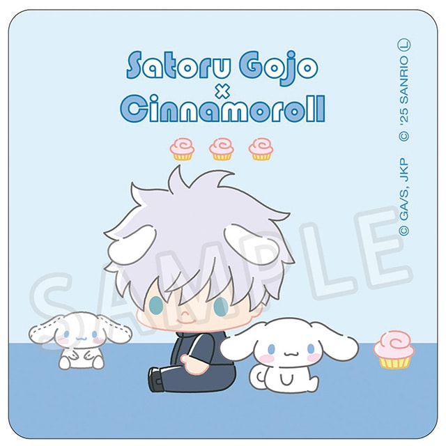 呪術廻戦 サンリオキャラクターズ ハンドタオル 五条 悟×シナモロール 2025Ver.