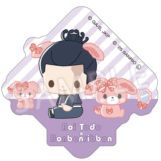 呪術廻戦 サンリオキャラクターズ ダイカットステッカー 東堂 葵×ぼんぼんりぼん 2025Ver.