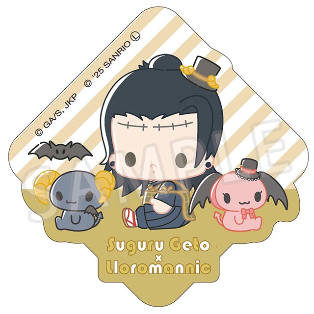 呪術廻戦 サンリオキャラクターズ ダイカットステッカー 夏油 傑×ルロロマニック 2025Ver.