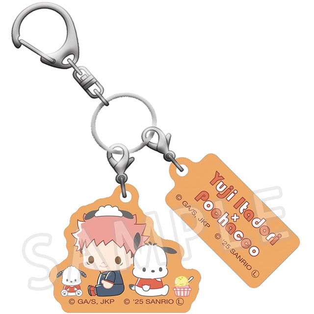 呪術廻戦 サンリオキャラクターズ 2連アクリルチャーム 虎杖悠仁×ポチャッコ 2025Ver.
