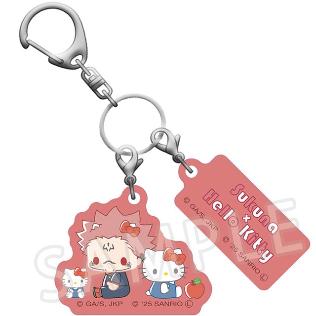 呪術廻戦 サンリオキャラクターズ 2連アクリルチャーム 宿儺×ハローキティ 2025Ver.