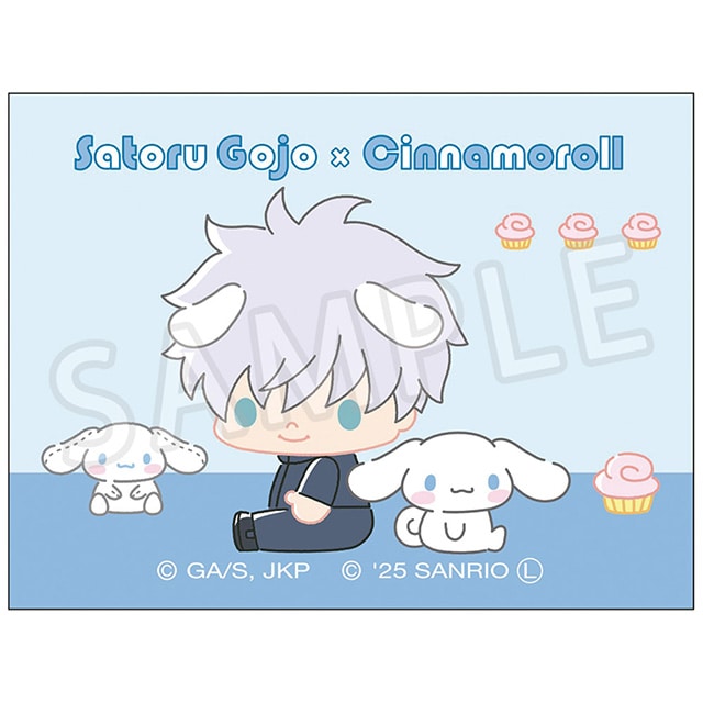 呪術廻戦 サンリオキャラクターズ キャンバスマグネット 五条 悟×シナモロール 2025Ver.