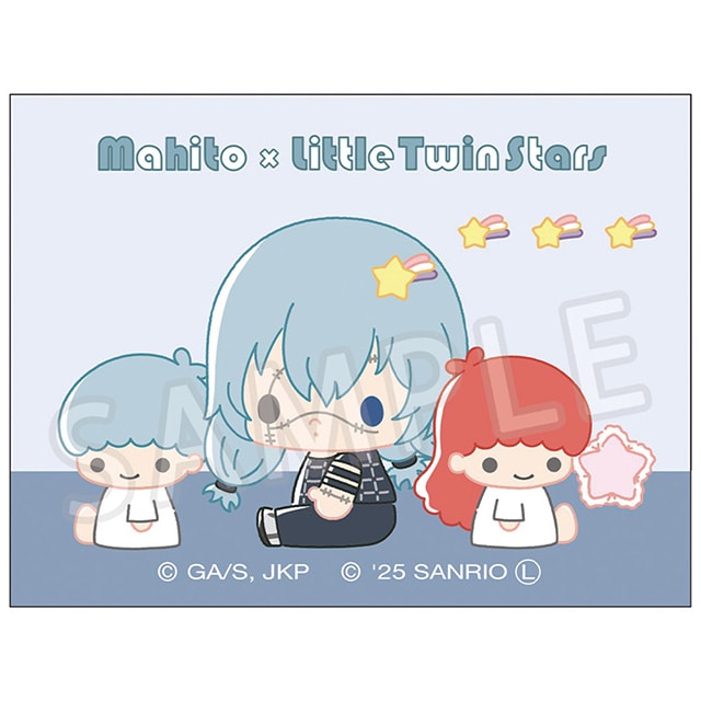 呪術廻戦 サンリオキャラクターズ キャンバスマグネット 真人×リトルツインスターズ 2025Ver.