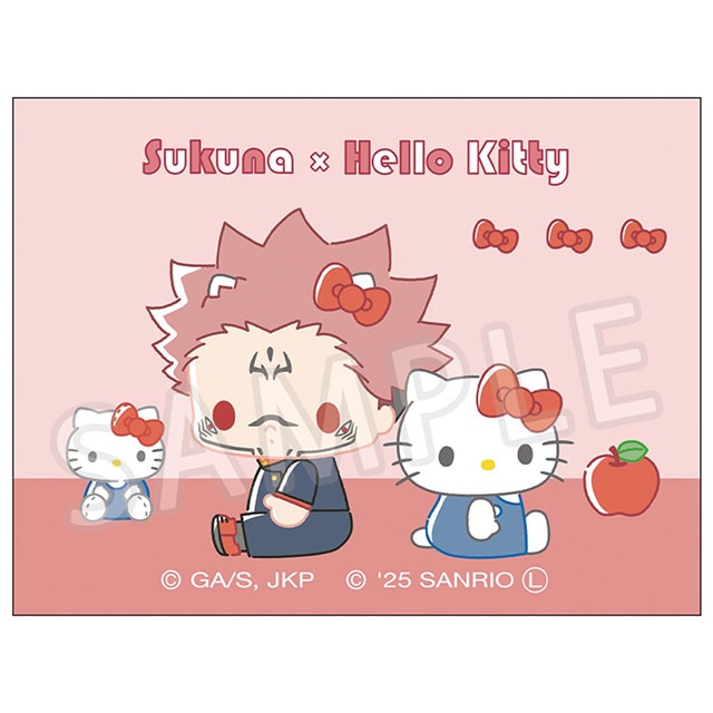 呪術廻戦 サンリオキャラクターズ キャンバスマグネット 宿儺×ハローキティ 2025Ver.