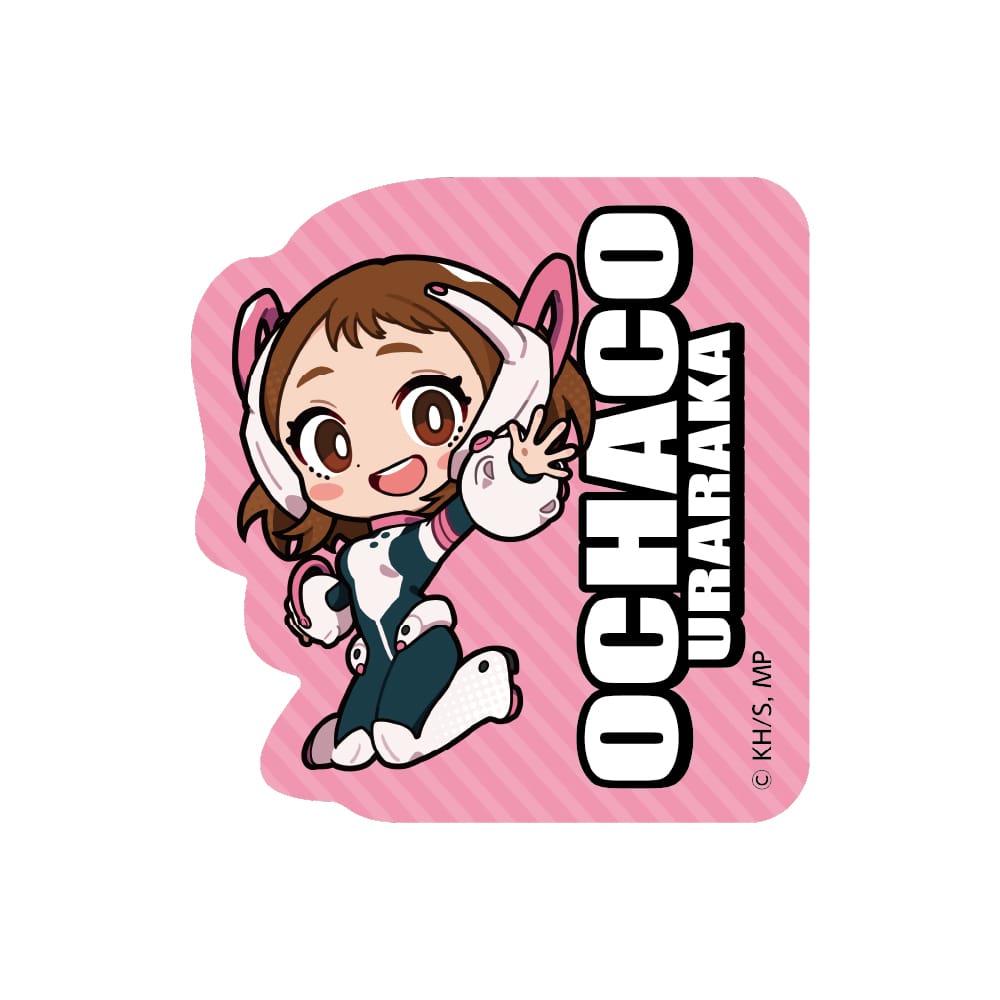 僕のヒーローアカデミア ちびキャラ ダイカットステッカー 麗日お茶子