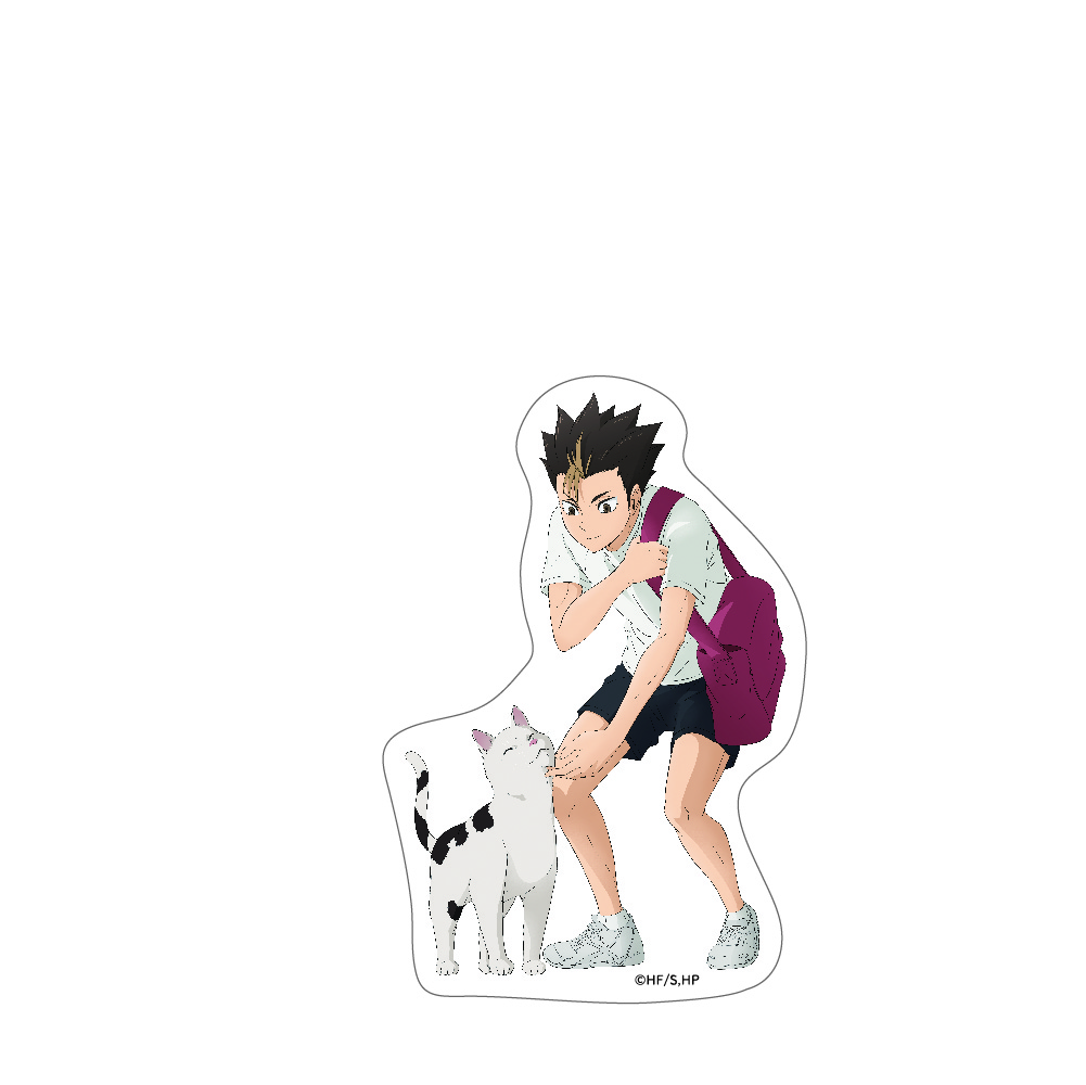 ハイキュー!! 描き下ろしダイカットステッカー 西谷 夕 坂ノ下商店