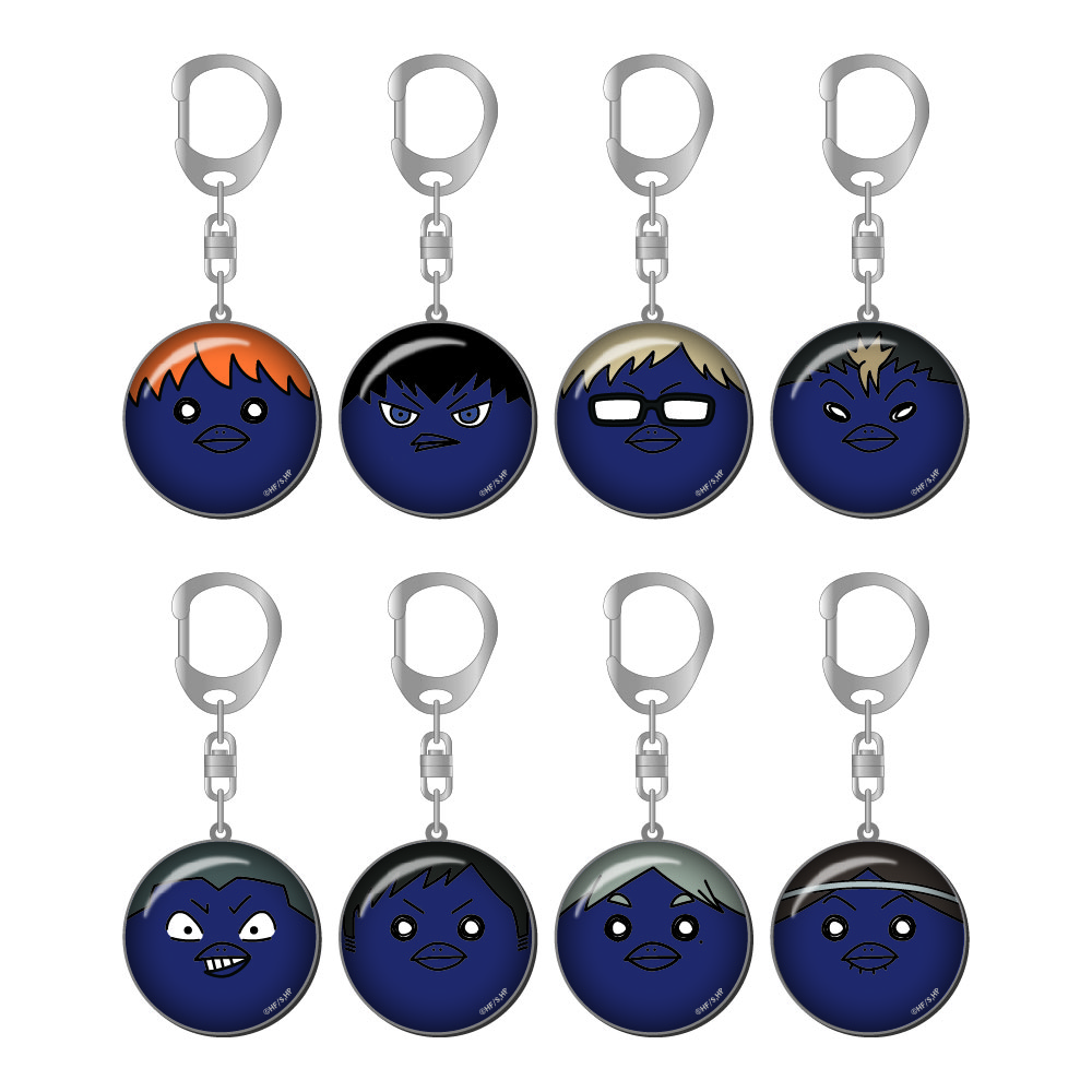 ハイキュー!! トレーディングガラスキーホルダー カラスノガラス【全8種】 ランダム1個