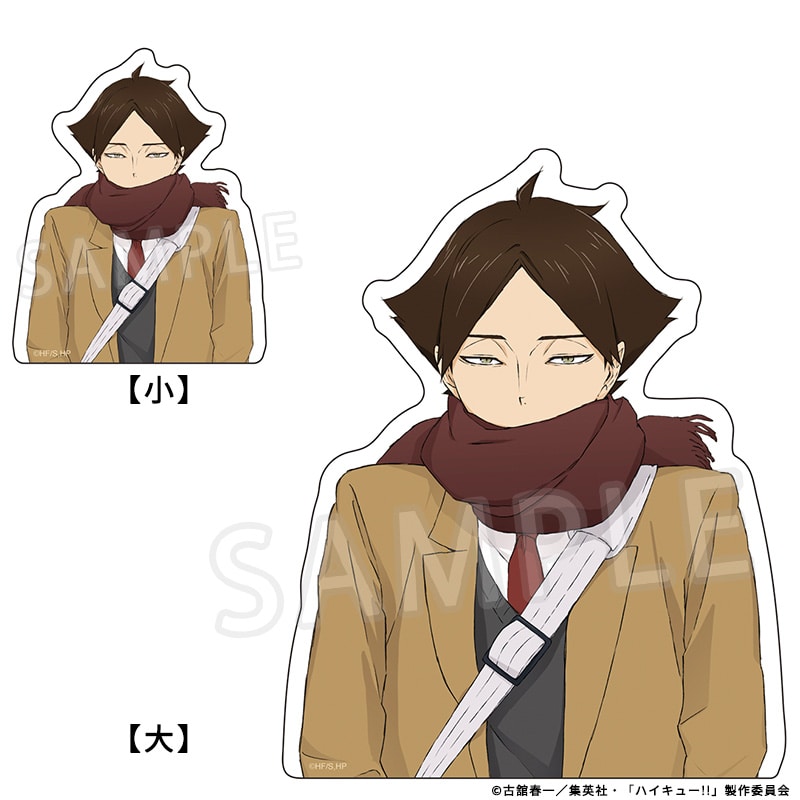 ハイキュー!! ダイカットクリアステッカーセット 角名倫太郎 冬制服Ver.