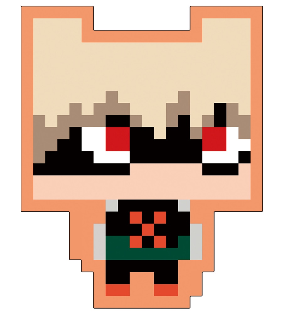 僕のヒーローアカデミア×PICO PARK ダイカットポストカード 爆豪勝己