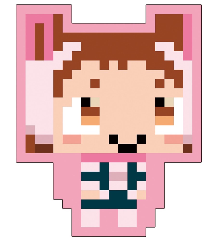 僕のヒーローアカデミア×PICO PARK ダイカットポストカード 麗日お茶子