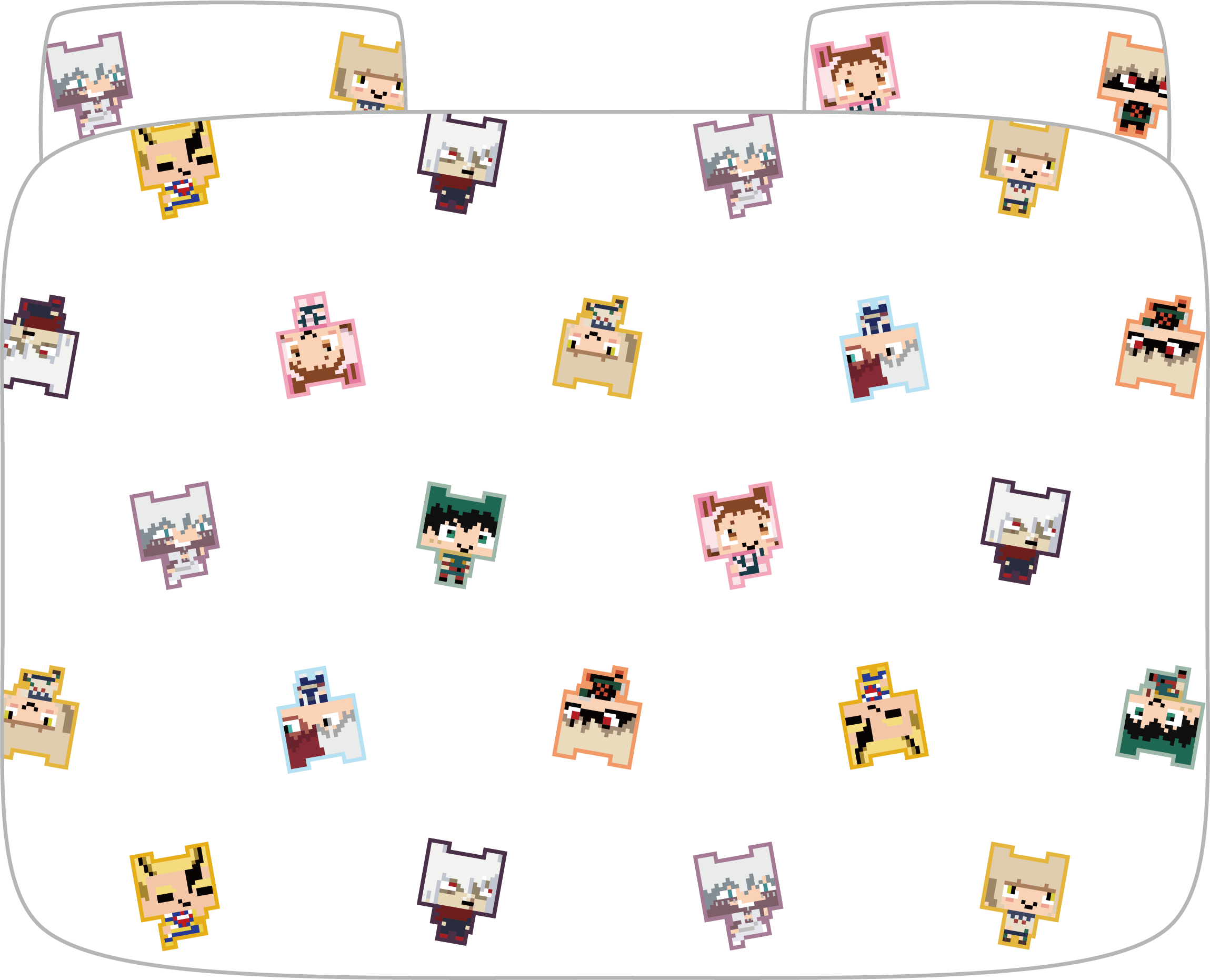 僕のヒーローアカデミア×PICO PARK ポーチ