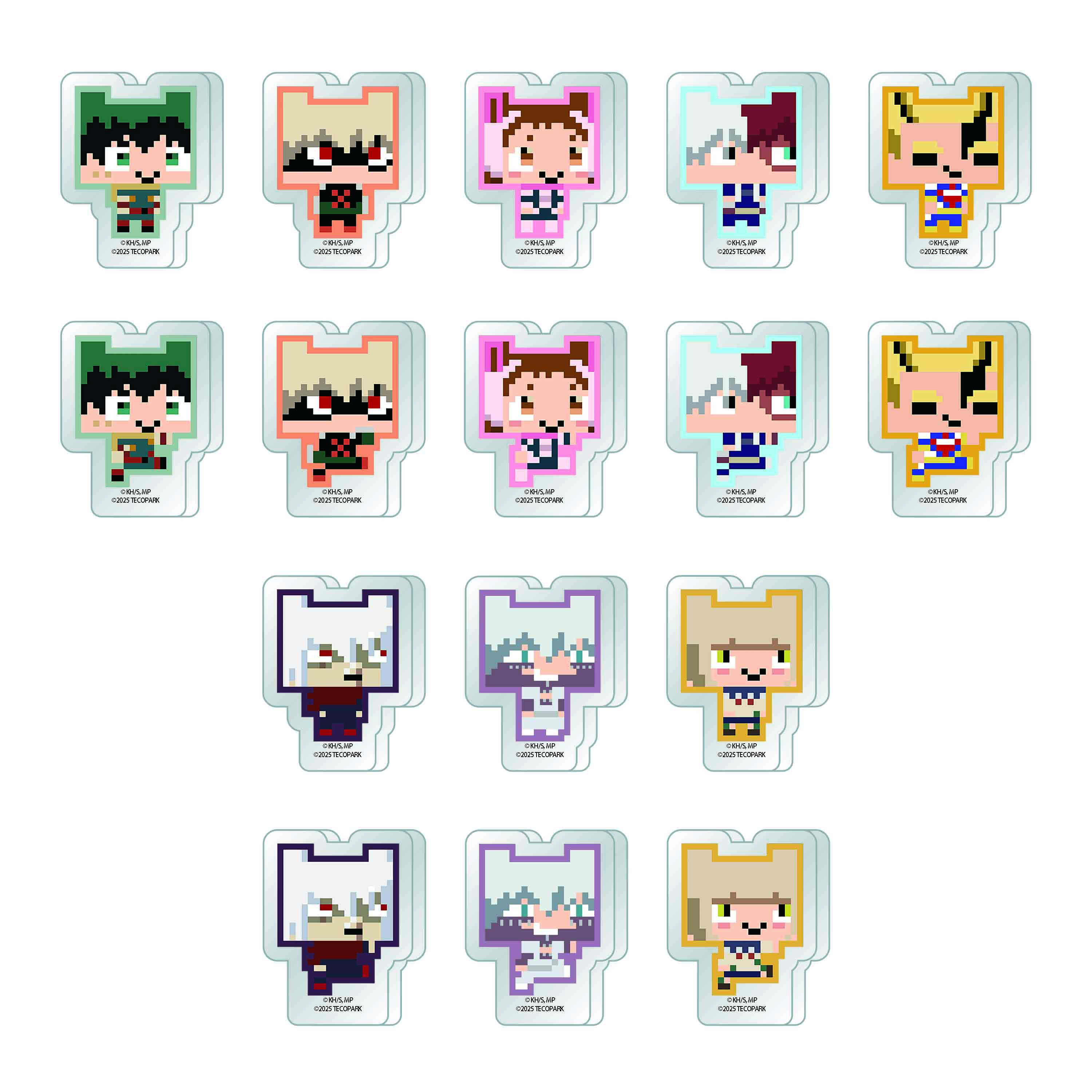 僕のヒーローアカデミア×PICO PARK アクリルブロックセット