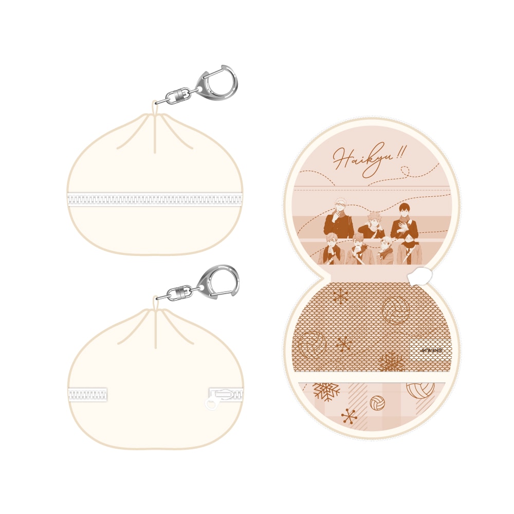 ハイキュー!!  坂ノ下商店肉まん風ポーチ 冬制服Ver.