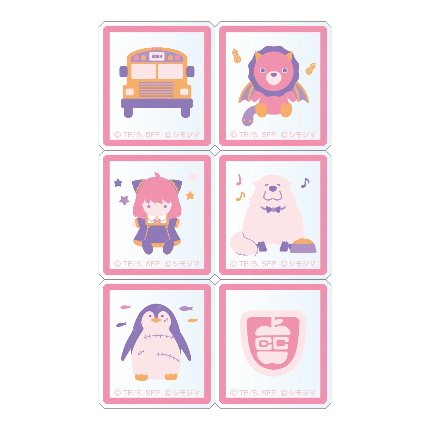 SPY×FAMILY ハッピートーイ ブロックシール