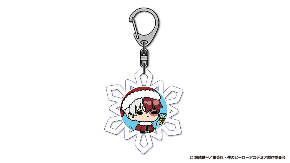 僕のヒーローアカデミア クリスマスmochocho アクリルキーホルダー 轟 焦凍