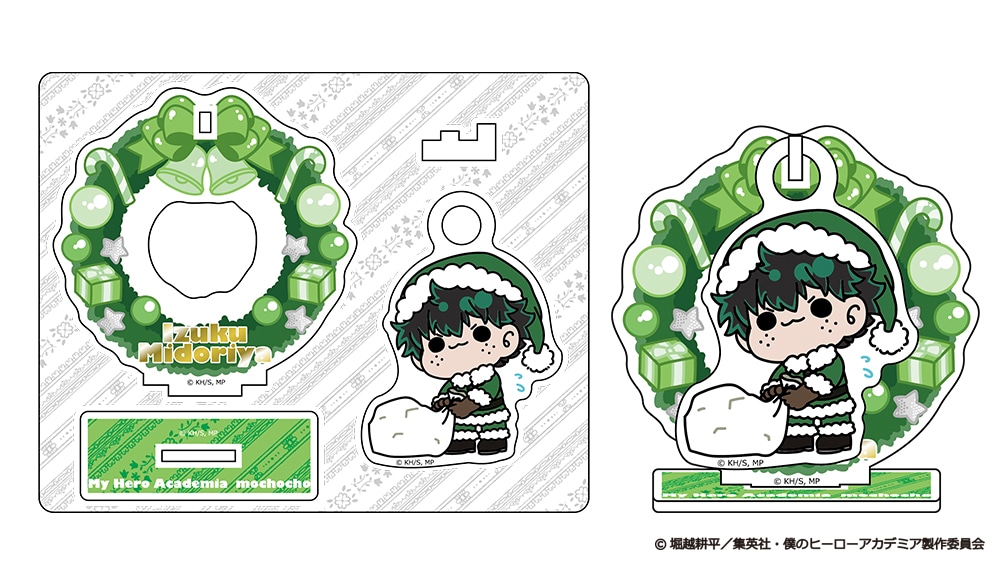 僕のヒーローアカデミア クリスマスmochocho アクリルスタンド 緑谷出久