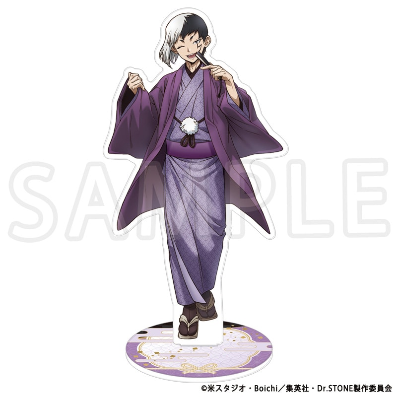 Dr.STONE 描き下ろしアクリルスタンド あさぎりゲン TaS10th Ver.