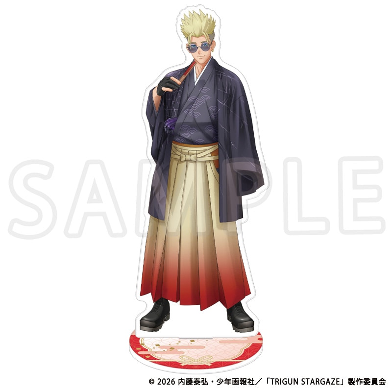 TRIGUN STARGAZE 描き下ろしアクリルスタンド ヴァッシュ・ザ・スタンピード TaS10th Ver.