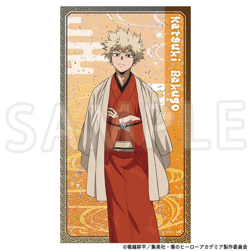 僕のヒーローアカデミア 描き下ろしグリッターカード 爆豪勝己 TaS10th Ver.