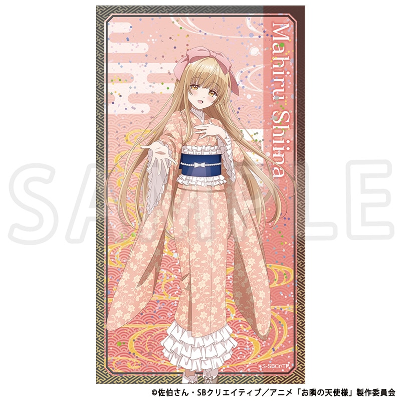 お隣の天使様にいつの間にか駄目人間にされていた件 描き下ろしグリッターカード 椎名真昼 TaS10th Ver.