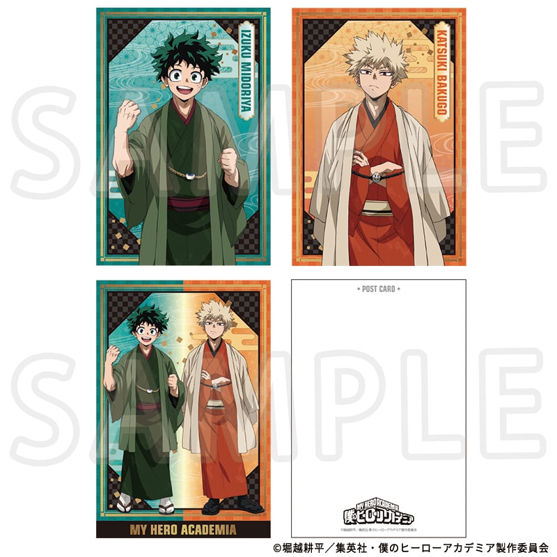 僕のヒーローアカデミア 描き下ろしポストカード3枚セット TaS10th Ver.