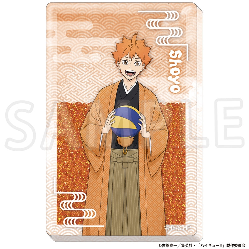 ハイキュー!! 描き下ろしグリッターアクリルブロック 日向翔陽 TaS10th Ver.