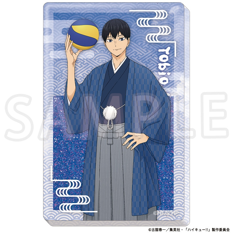 ハイキュー!! 描き下ろしグリッターアクリルブロック 影山飛雄 TaS10th Ver.