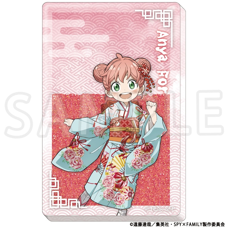 SPY×FAMILY 描き下ろしグリッターアクリルブロック アーニャ・フォージャー TaS10th Ver.