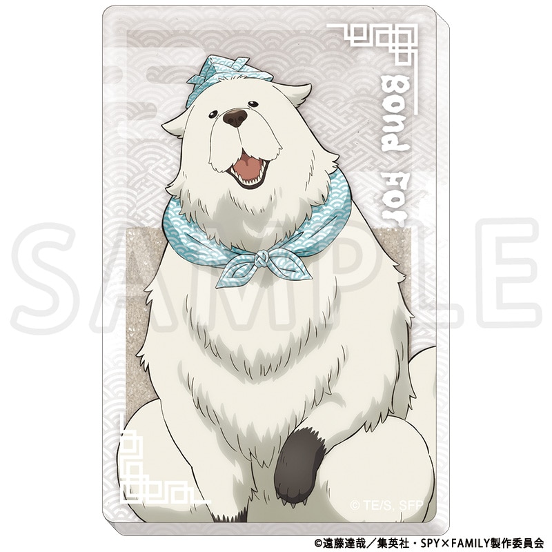 SPY×FAMILY 描き下ろしグリッターアクリルブロック ボンド・フォージャー TaS10th Ver.