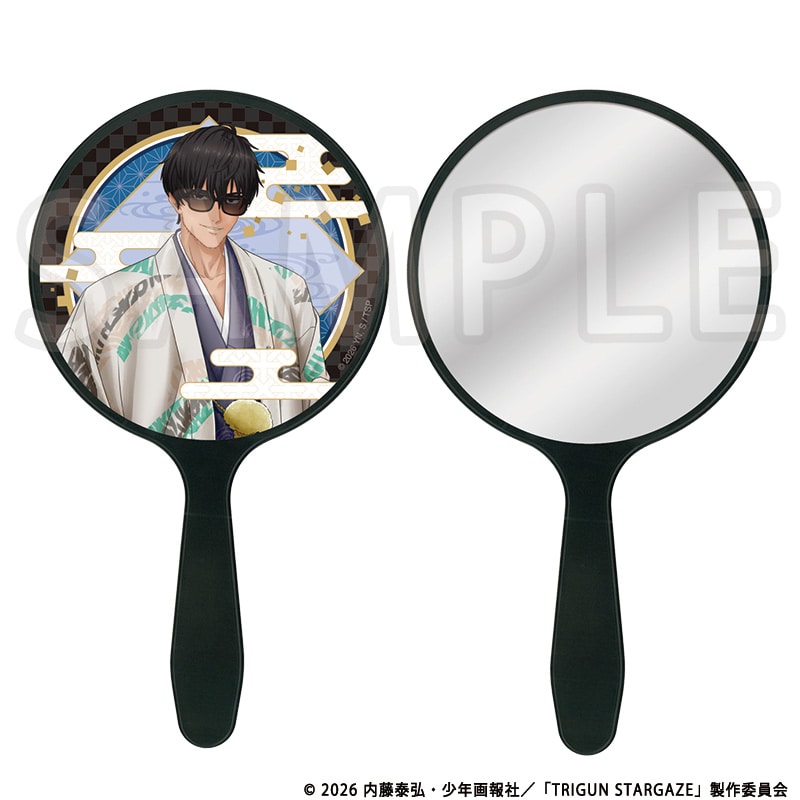 TRIGUN STARGAZE 描き下ろし手鏡 ニコラス・D・ウルフウッド TaS10th Ver.