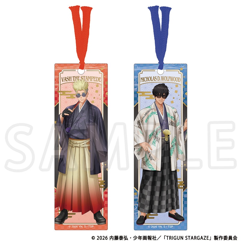 TRIGUN STARGAZE 描き下ろし箔押ししおりセット TaS10th Ver.