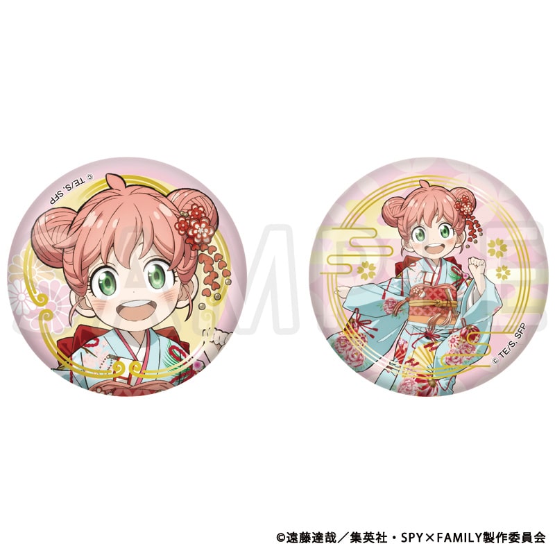 SPY×FAMILY 描き下ろし缶バッジ2個セット アーニャ・フォージャー TaS10th Ver.