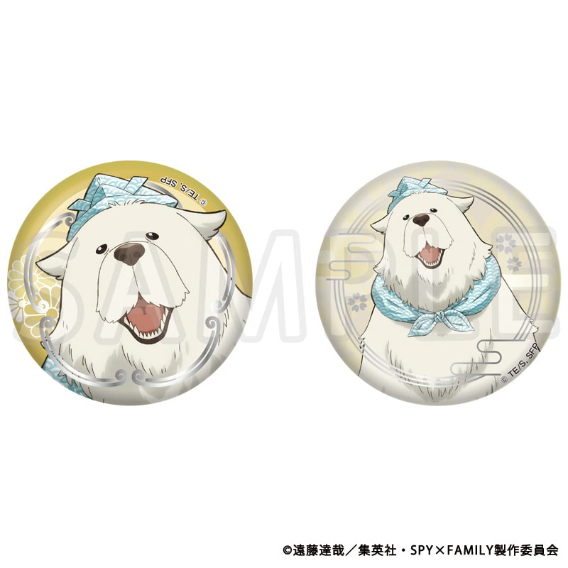 SPY×FAMILY 描き下ろし缶バッジ2個セット ボンド・フォージャー TaS10th Ver.
