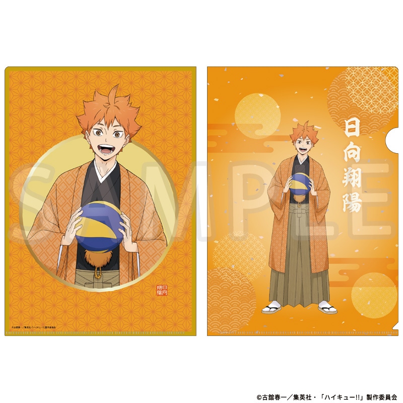 ハイキュー!! 描き下ろしA4クリアファイル 日向翔陽 TaS10th Ver.