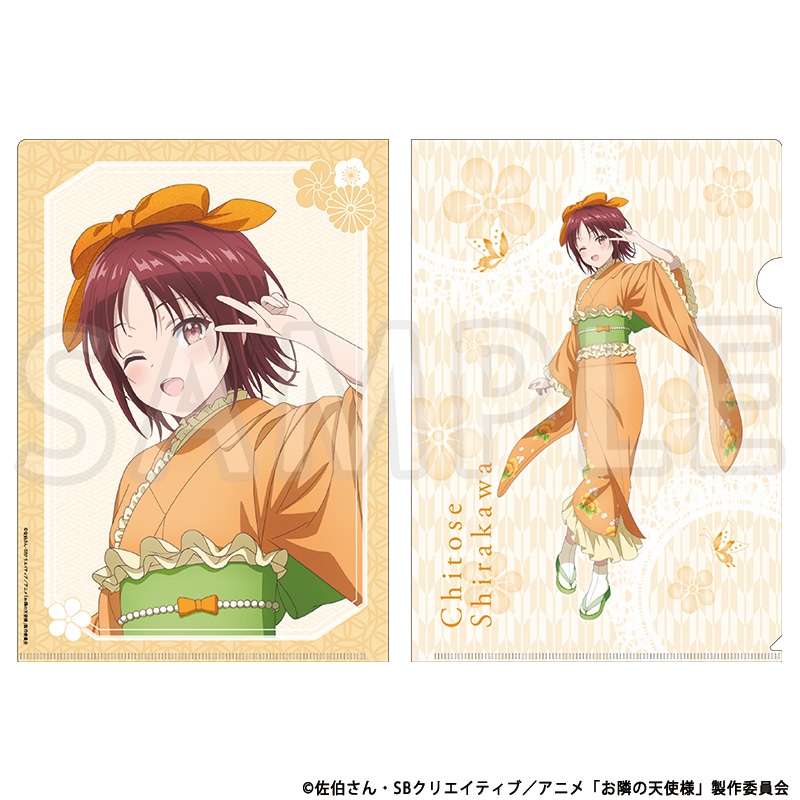 お隣の天使様にいつの間にか駄目人間にされていた件 描き下ろしA4クリアファイル 白河千歳 TaS10th Ver.