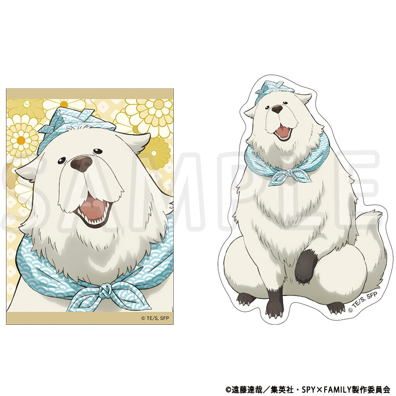 SPY×FAMILY 描き下ろしステッカー2枚セット ボンド・フォージャー TaS10th Ver.