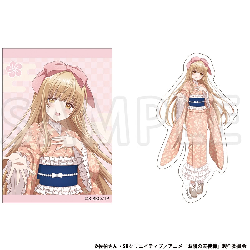 お隣の天使様にいつの間にか駄目人間にされていた件 描き下ろしステッカー2枚セット 椎名真昼 TaS10th Ver.